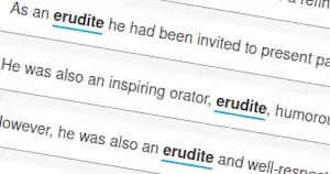 Advanced Sentence Search